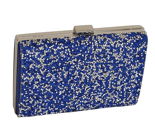 TIED RIBBONS Womens Sparkling Crystals Clutch (Multicolour)