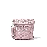 Baggallini Womens Modern Pocket Crossbody, Rose