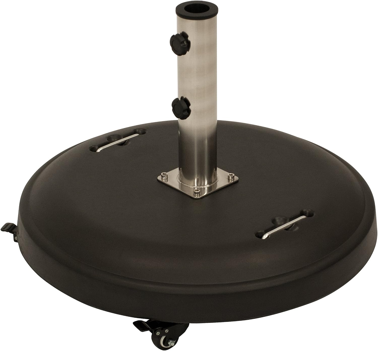 parasol stand with wheels