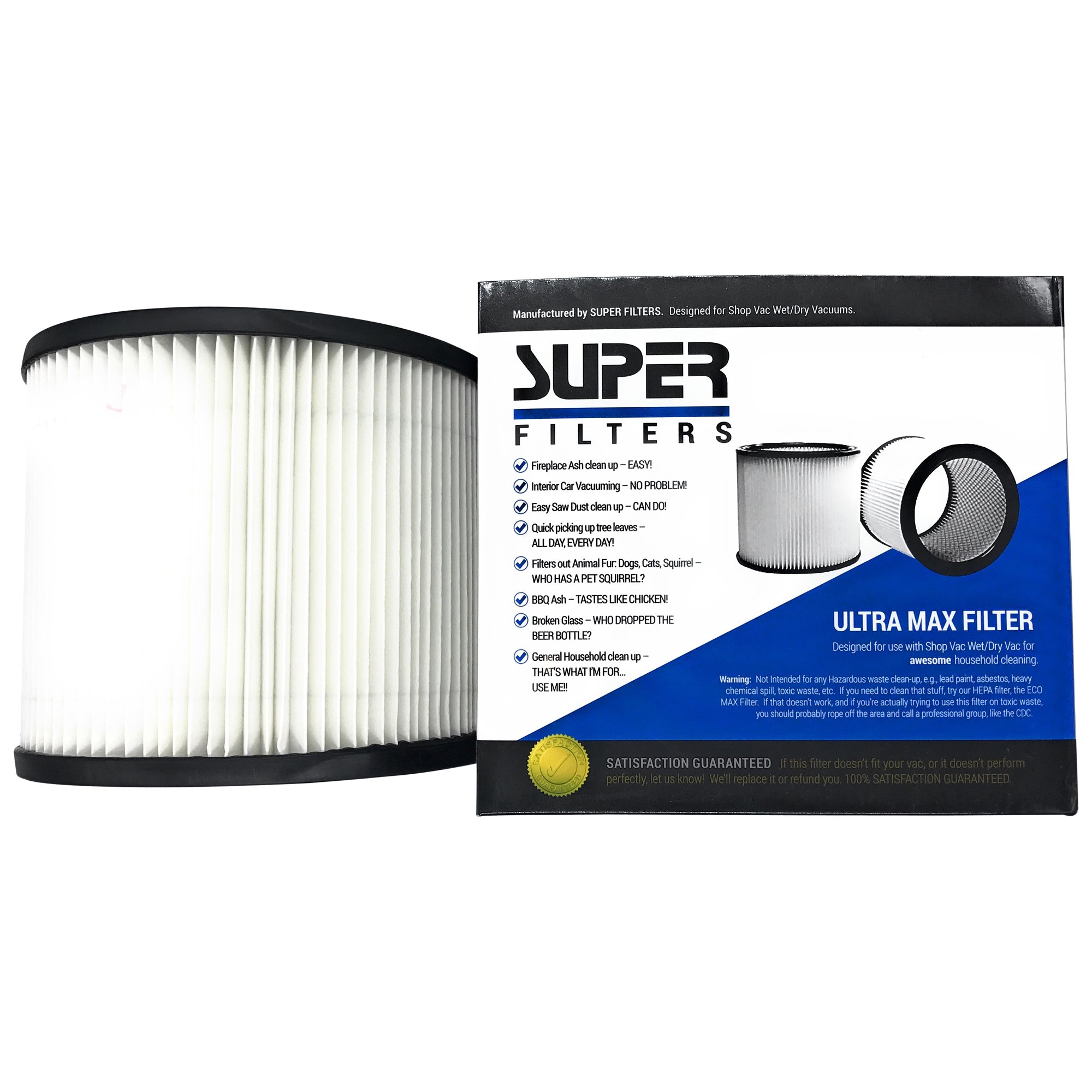 Shop Vac Filter, Best 90304 ShopVac Replacement Not Hepa Cartridge