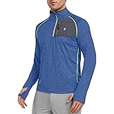 Little Donkey Andy Men's Long Sleeve Quick Dry Lightweight Running Exercise Sports T-Shirt Top