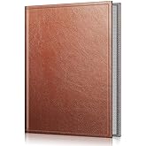 Fintie Photo Album 4x6 Photos - 52 Pockets Small Mini Capacity Premium Vegan Leather Cover, Portable Wallet Albums for Family Wedding Boys Girls, Vintage Brown