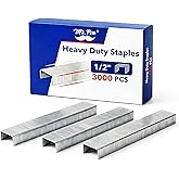 Mr. Pen- Heavy Duty Staples, 3000 Count, 100 Sheet Capacity, 1/2-Inch Leg Length, 23/13, for Heavy Duty Staplers, Office, Des