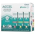 Cirkul Accel Flavor Cartridge Variety Pack, 6-Pack (2 Lemon Lime, 2 White Peach, 2 Grapefruit)