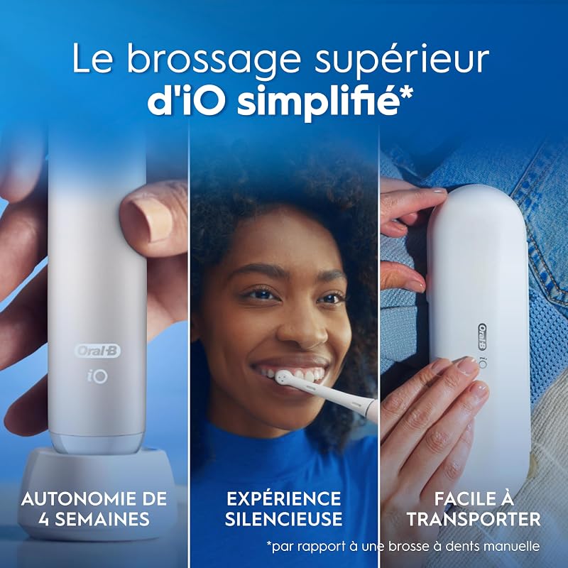 Brosse à Dents Electrique iO 2 avec 1 Brossette de Rechange, Rose