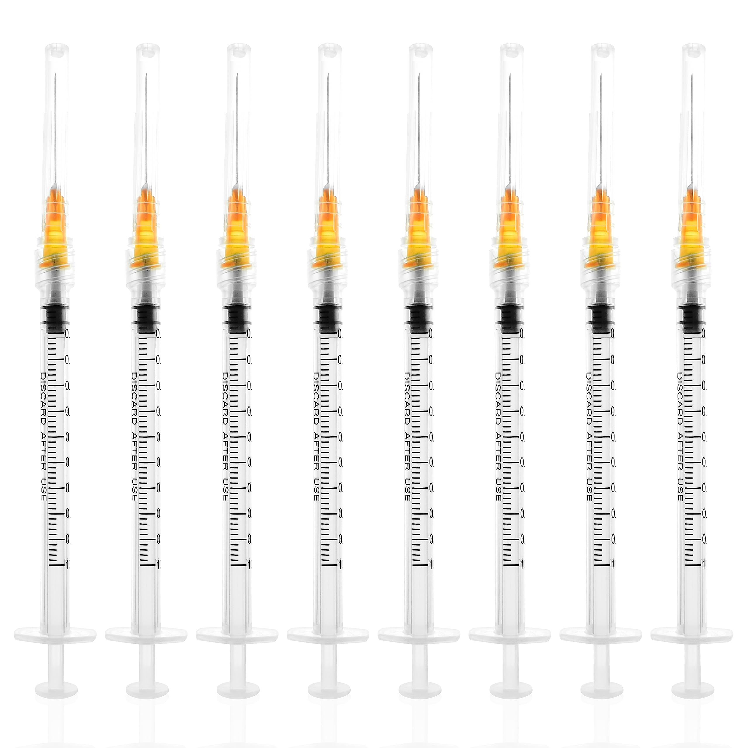 1cc/ml Luer Lock Syringe with 25G 1in Needle