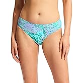 Seafolly Women's Hipster Full Coverage Mid Rise Bikini Bottom Swimsuit
