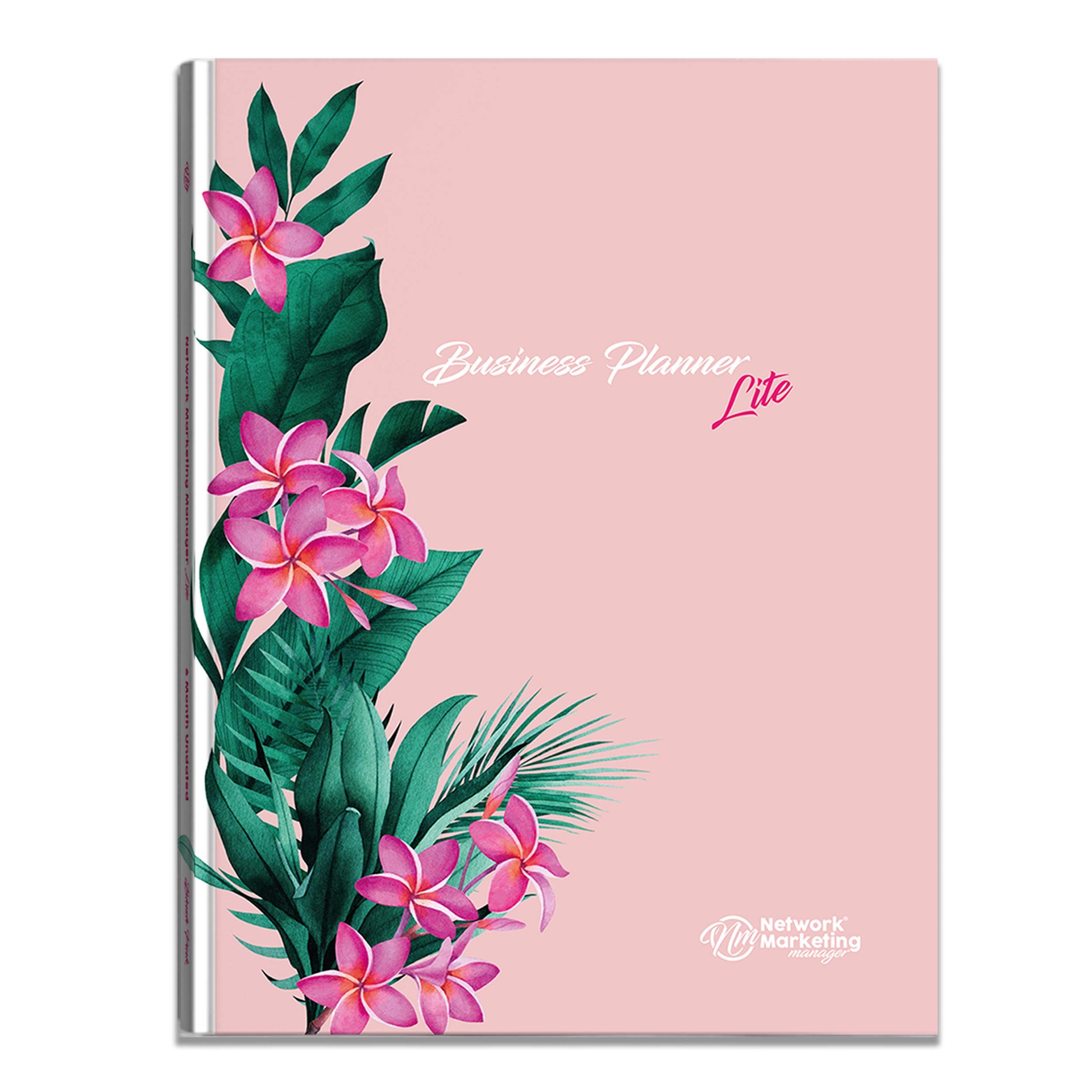 Perfect Planner Company - 6 Months Undated Business Planner - Daily, Weekly and Monthly Organiser - Notes and Ideas - Meal and Exercise - 100gsm FSC Paper - Semi Flex Cover - Blush Pink