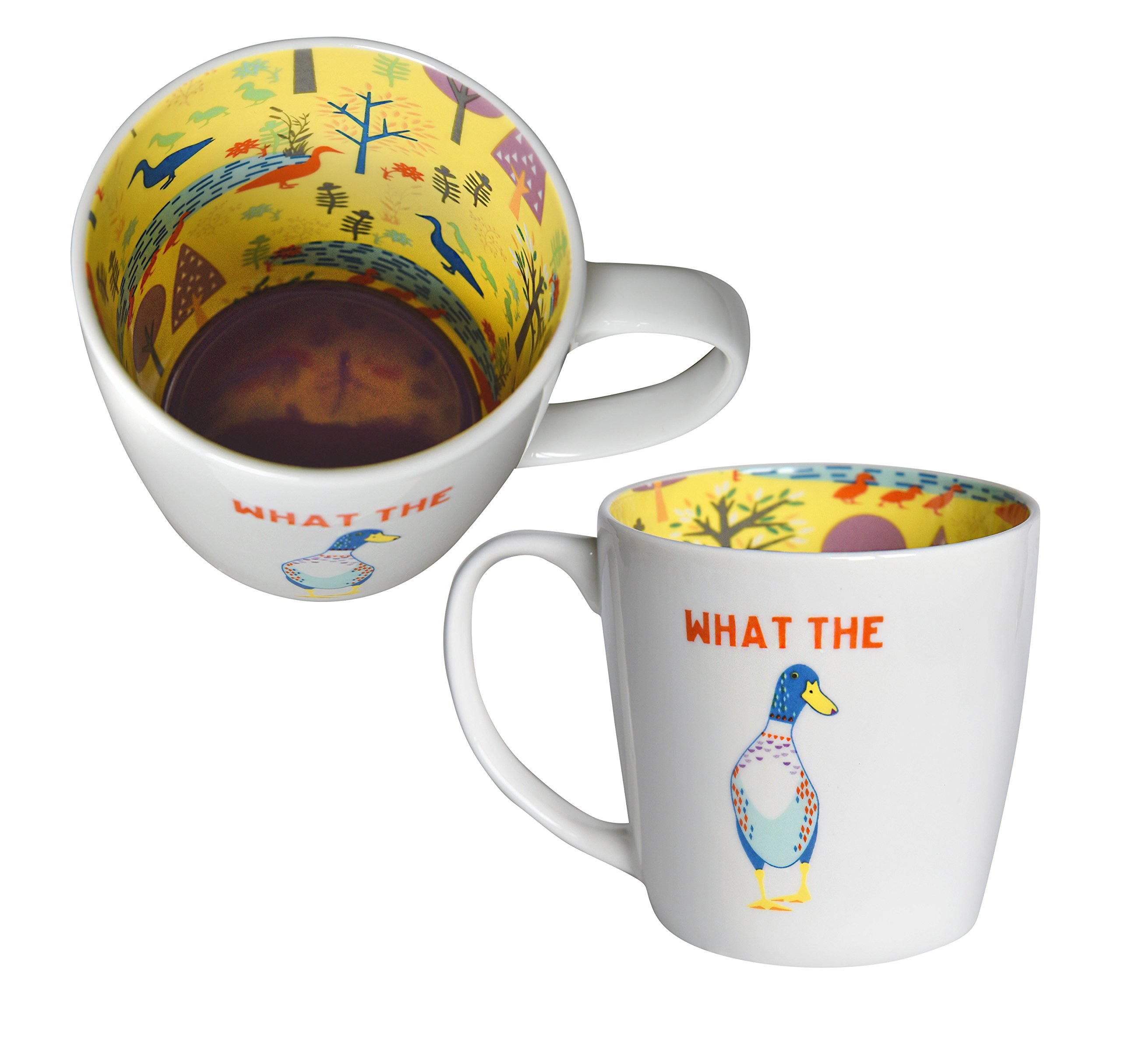 Two Up Two Down What The Duck Inside Out Mug in Gift Box Special Mugs Gifts — image 1