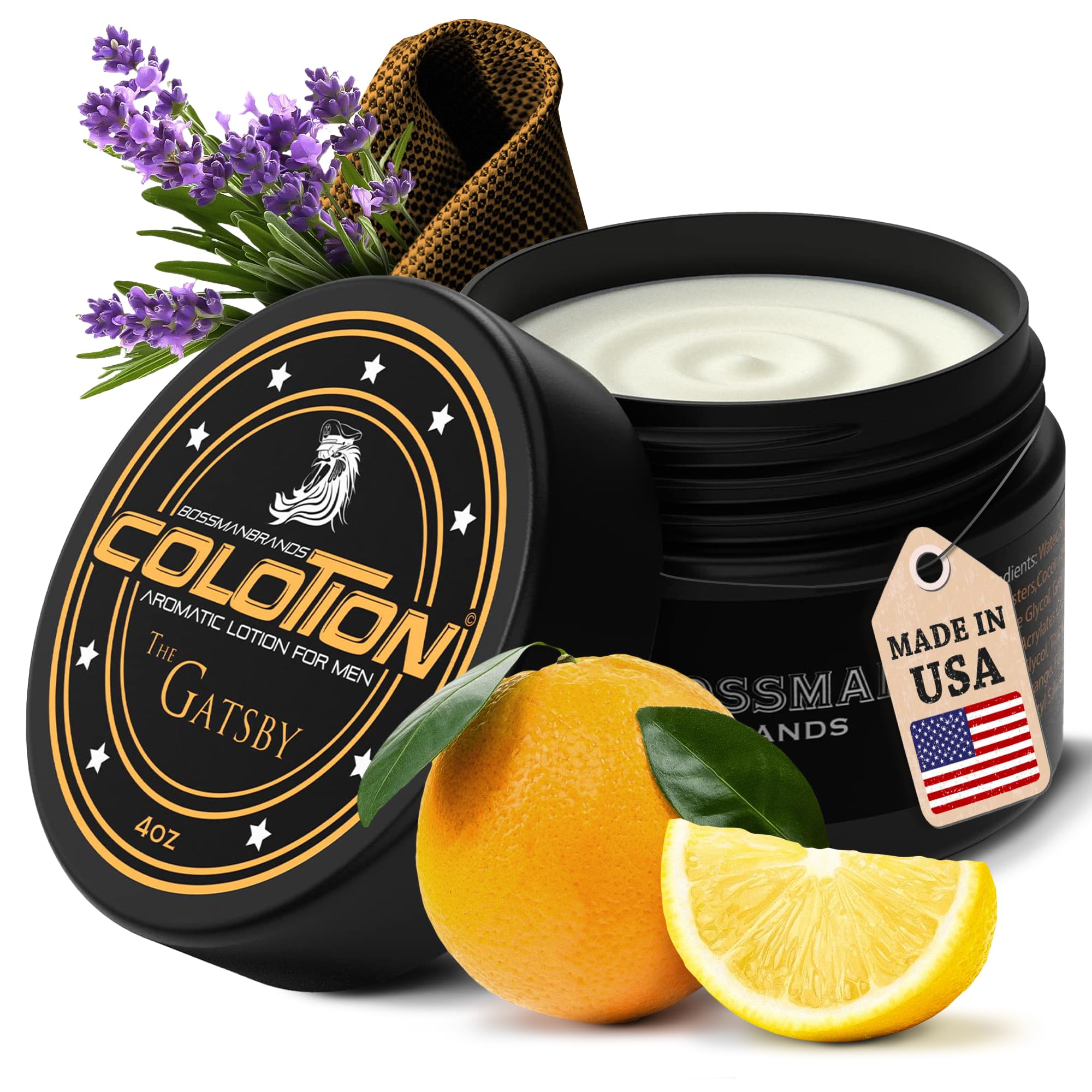 Photo 1 of Bossman Colotion – 2-in-1 Body Lotion & Cologne for Men – Long-Lasting, Hydrating, Soothing Moisturizer for Men – Suits All Skin Types for Daily Use – The Gatsby Scent