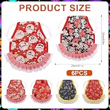 NQEUEPN 6 Pcs Chicken Saddles for Hens Cotton Back Protector Feather Fixer view 2