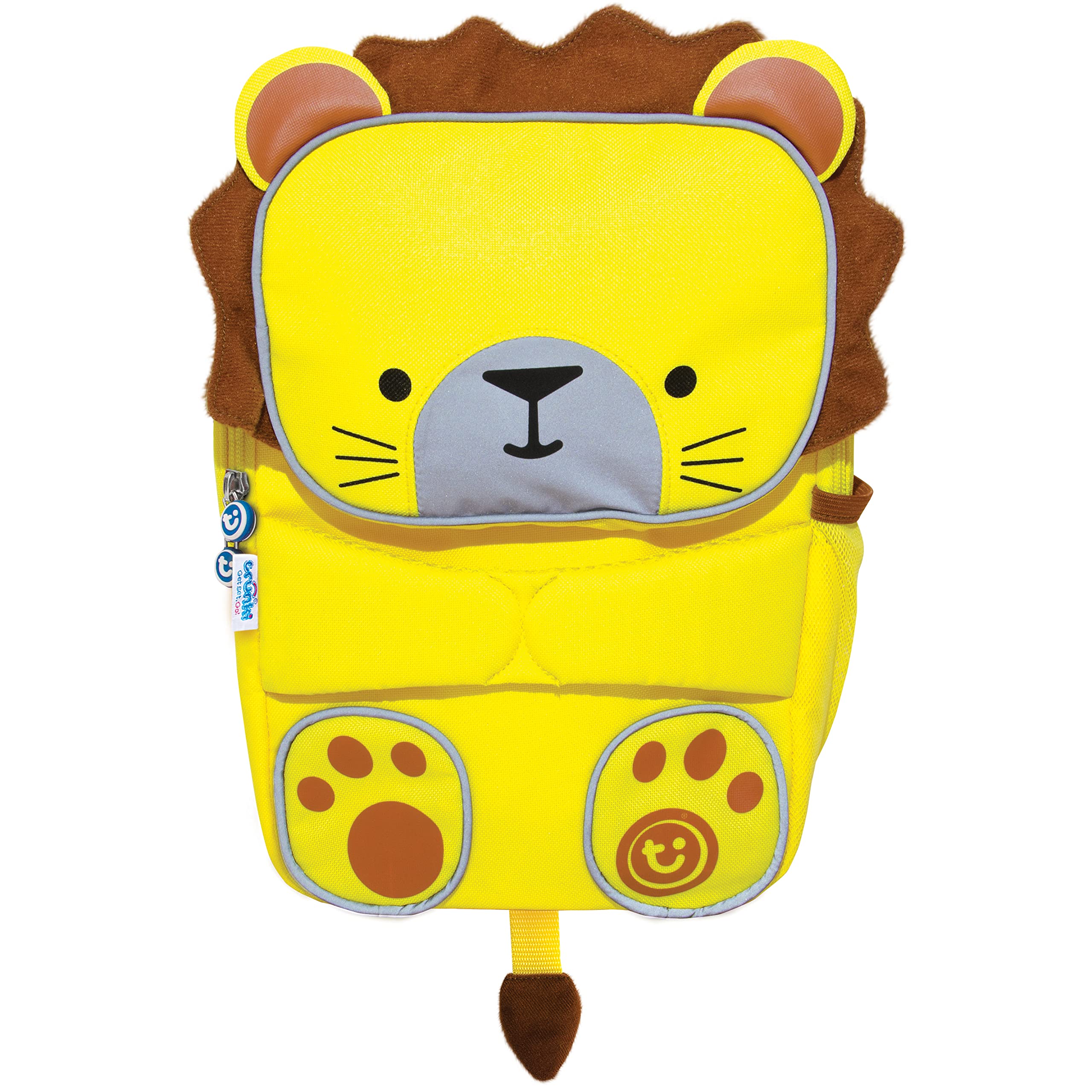 Trunki Toddler Backpack | High Visibility Children’s Nursery Bag for Pre-school or Kindergarten and Kids Rucksack | ToddlePak Backpack Leeroy Lion (Yellow)