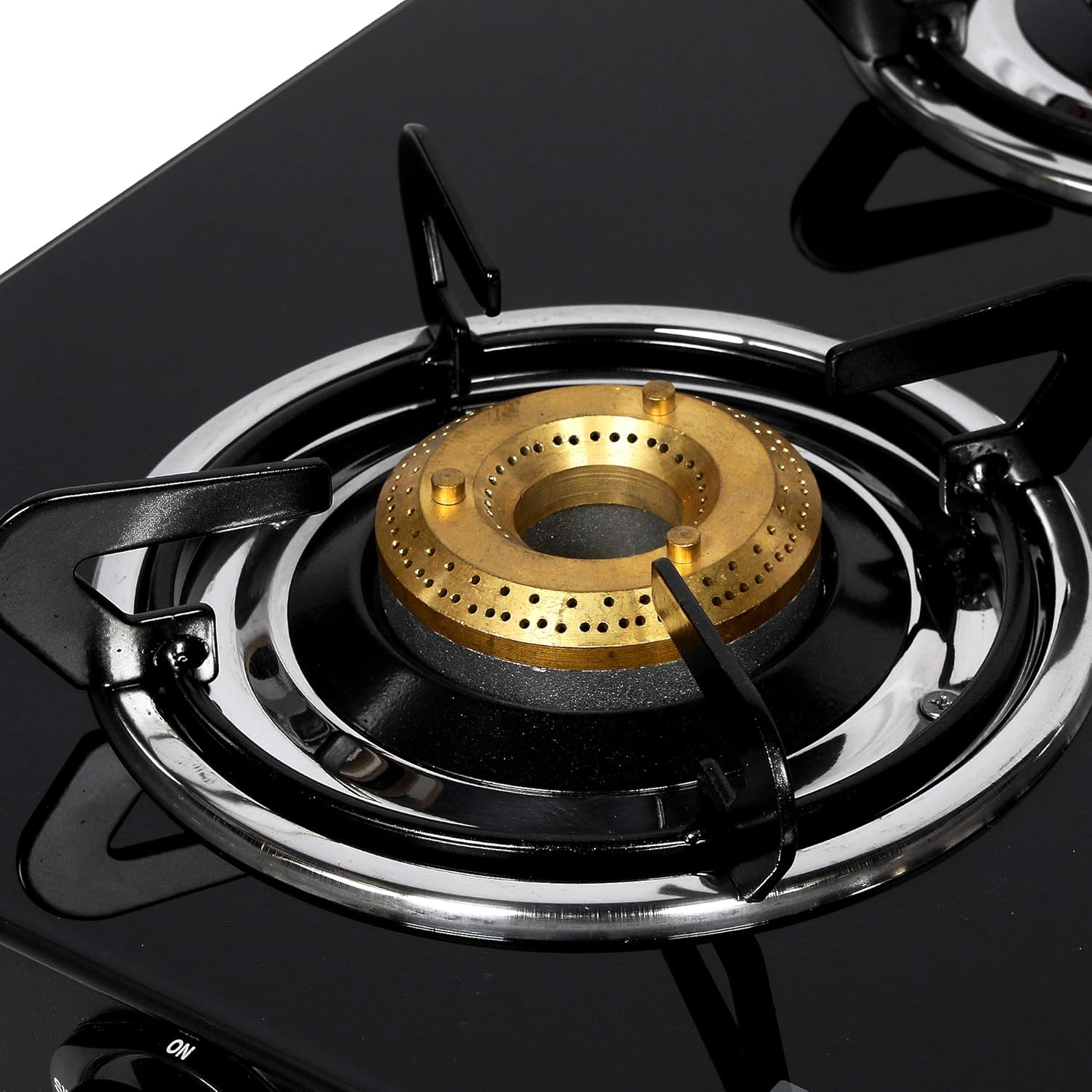 Shop Now Faber 4 Burner Glass Cooktop (Grand 4BB BK) NonAuto Ignition