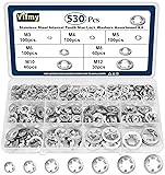 Vifmy 530PCS Internal Tooth Star Lock Washers, M3