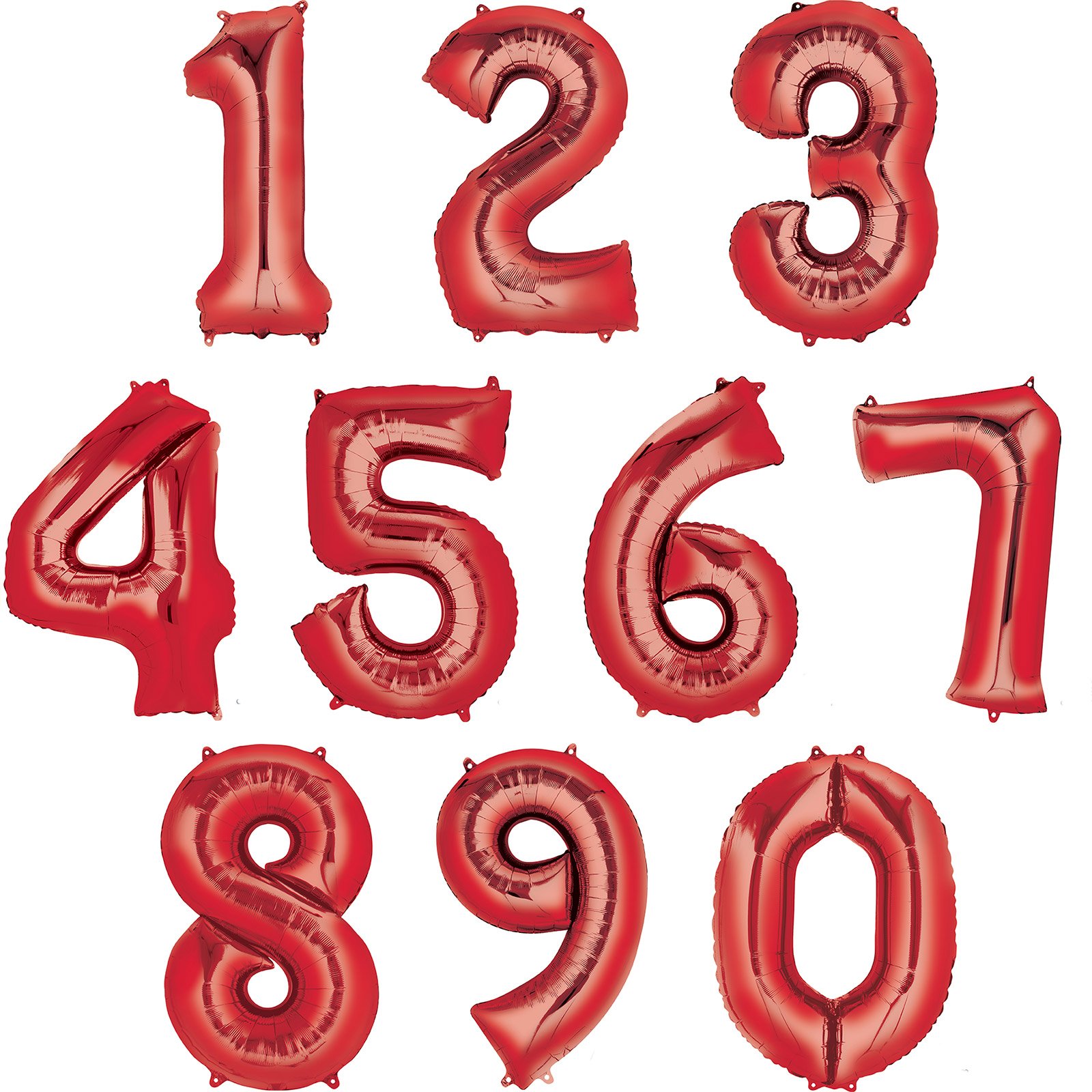 Amscan 2828601 S/Shape:5 Red — image 1