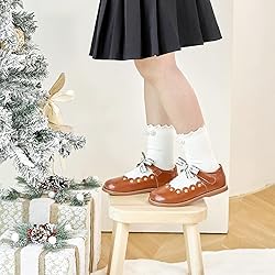 Felix & Flora Toddler Little Girl Brown Mary Jane