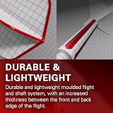 Target Darts K Flex Integrated Flights and Shafts No.6 Medium Clear Pack of 3 view 5