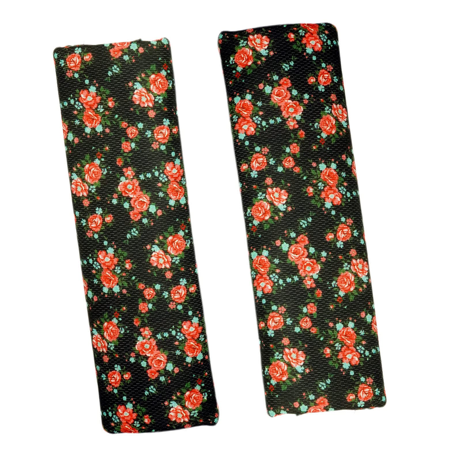 Car Seat Belt Pillow For Kids, 2Pcs Flower Car Seat Belt Cover Pad Head and Neck Support (Tree)