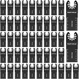 Meff-Mluk 50Pcs Oscillating Tool Blades Universal Multitool Blades Wood Metal