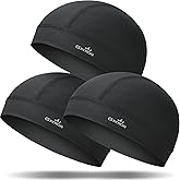 GXCROR 3 Pack Cooling Skull Cap with Sweat-Wicking & Anti-Odor Technology Quick-Dry Helmet Liner for Cycling Motorcycle