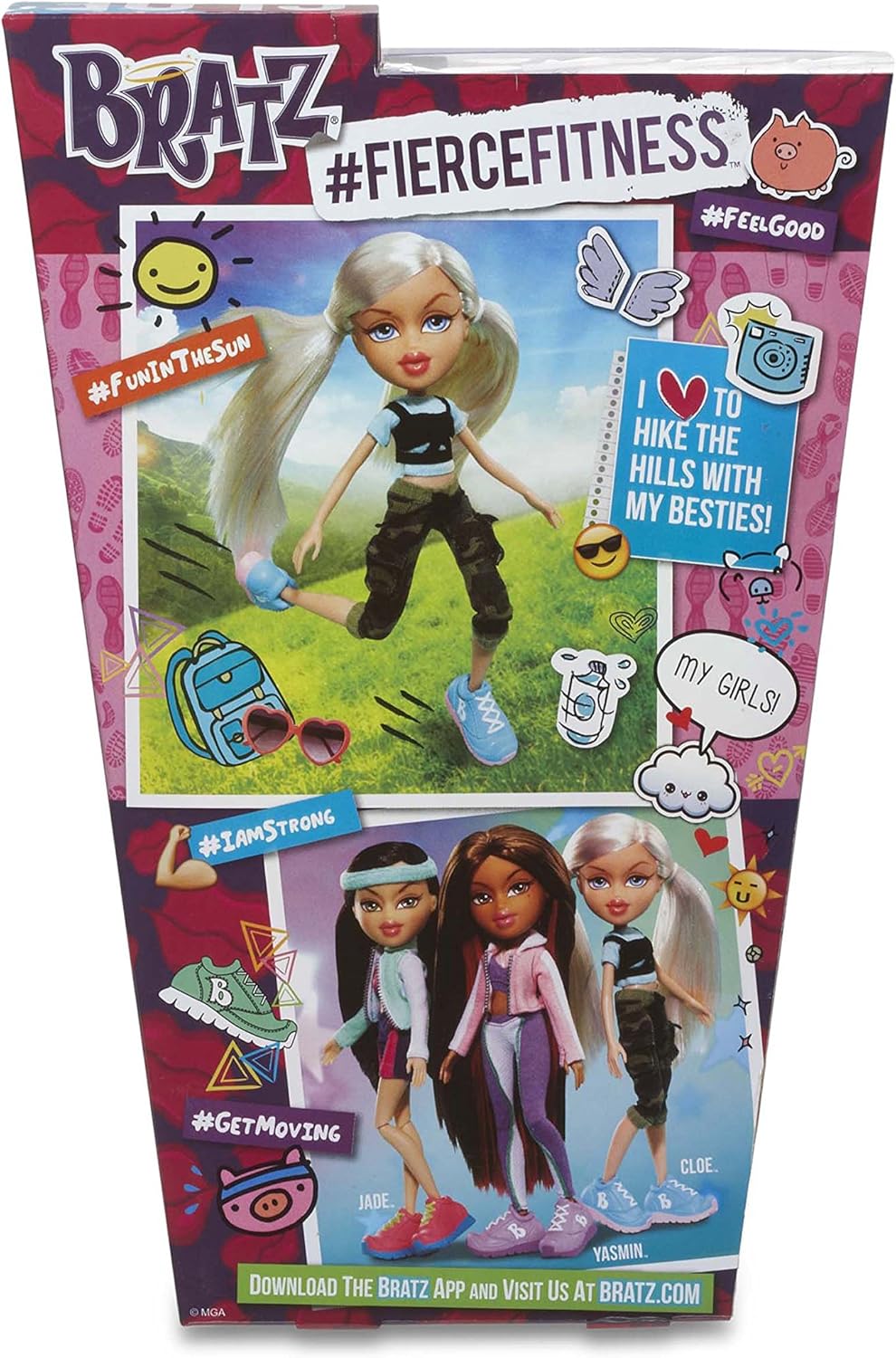 bratz fierce fitness cloe doll