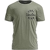 TeeUnion Cool Uncles Club T-Shirt Funny Best Uncle Ever Pocket Tee for Father's Day
