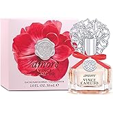 Vince Camuto Amore Eau de Parfum Spray Perfume for Women, Floriental Fruity Scent, Notes of Sparkling Clementine Ice, Bergamot, & Sandalwood, Long Lasting, Sensual Fragrance