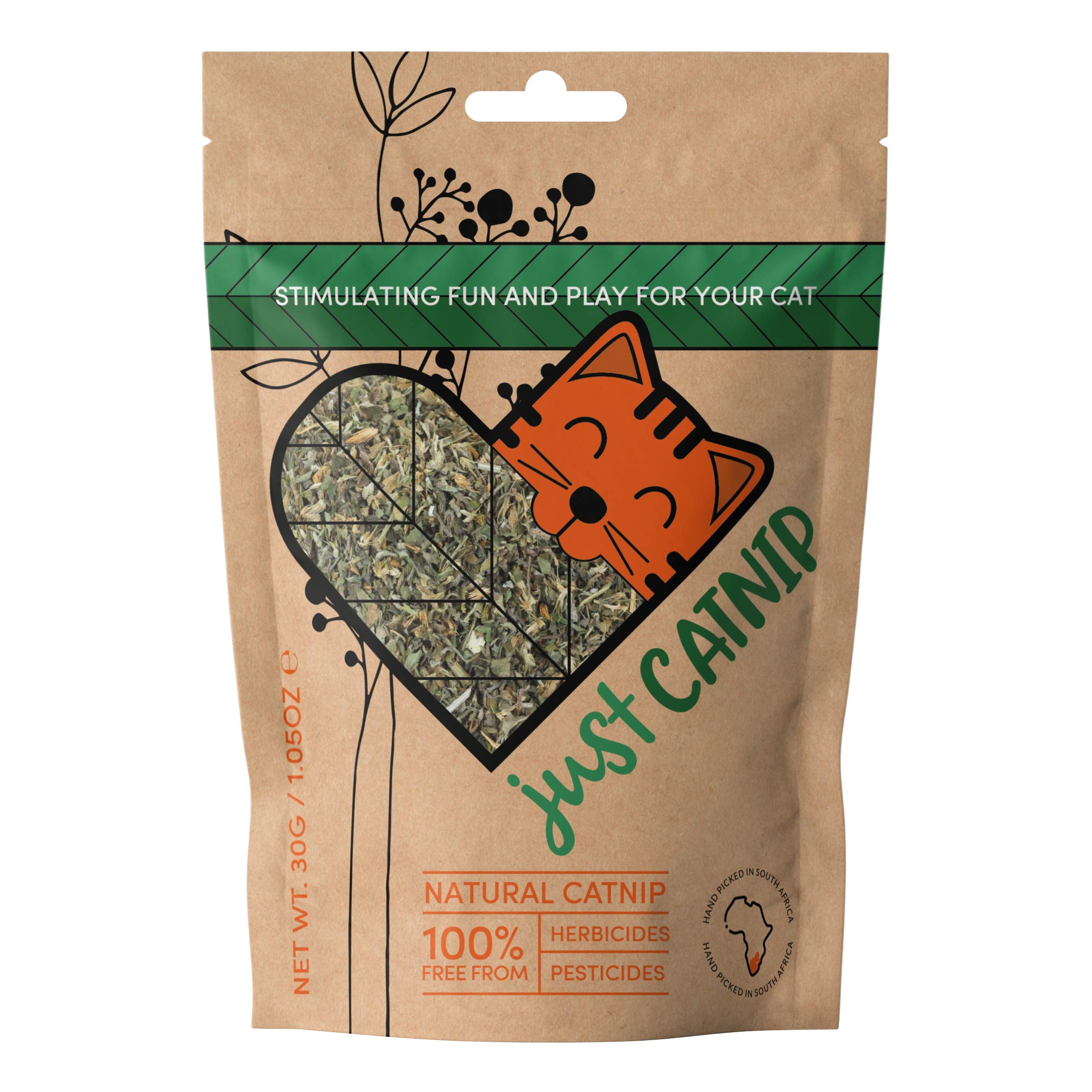 Just Catnip - Organic Catnip for Cats - Extra Strong and Sustainably Farmed