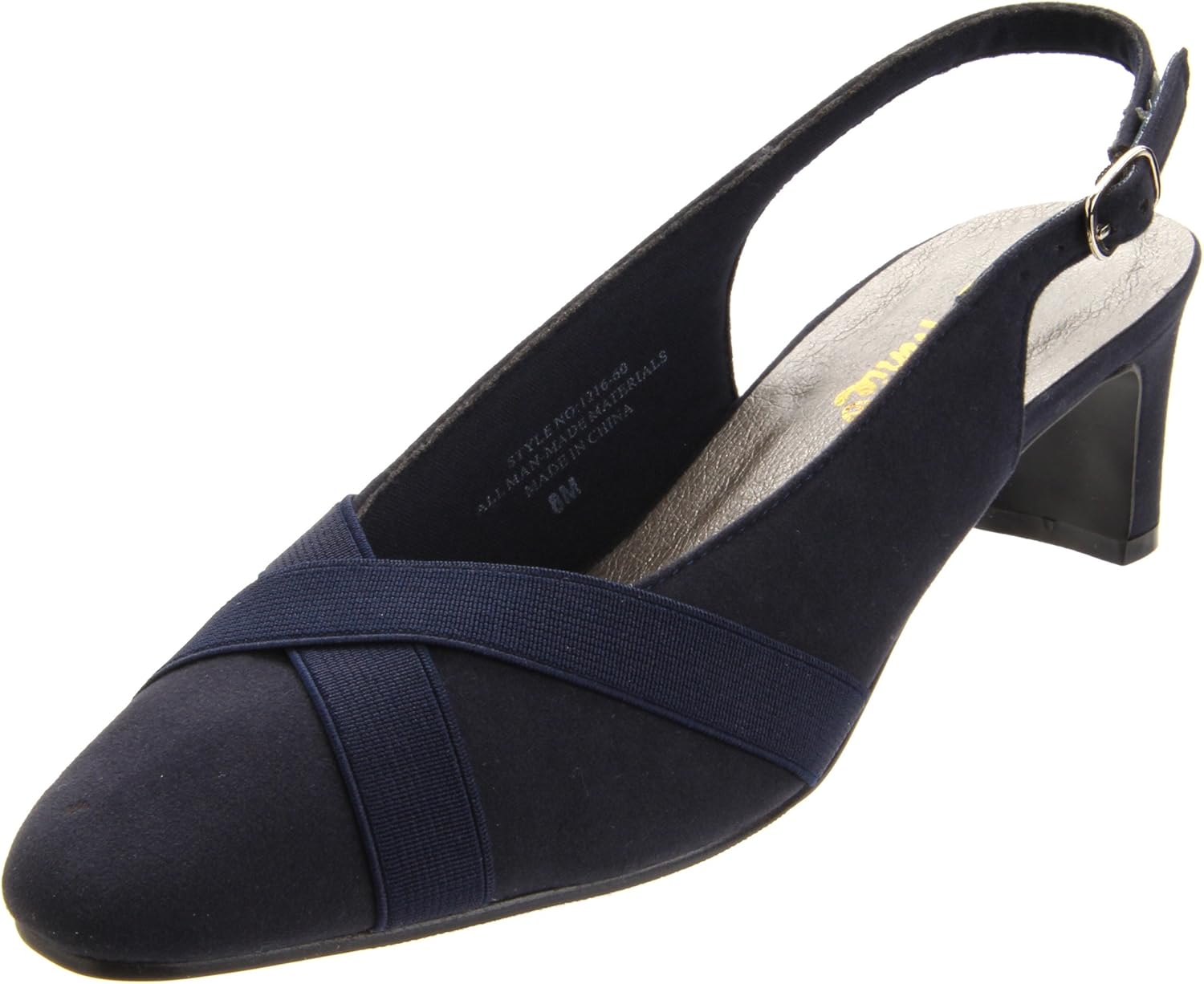 Annie Shoes Women's Kally, Blue, 8 C US Pumps