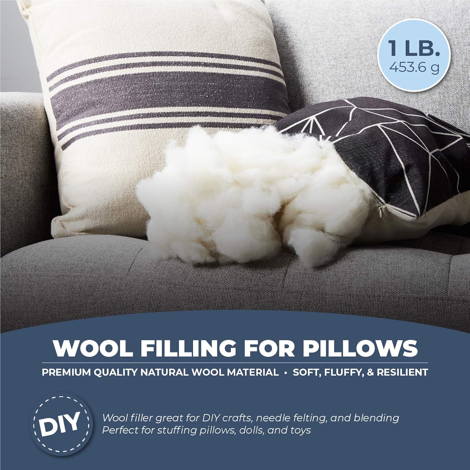 Amazon Com Bright Creations Wool Filling For Pillows Toys