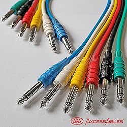 AxcessAbles 1/4" TRS to 1/4" TRS Balanced Stereo
