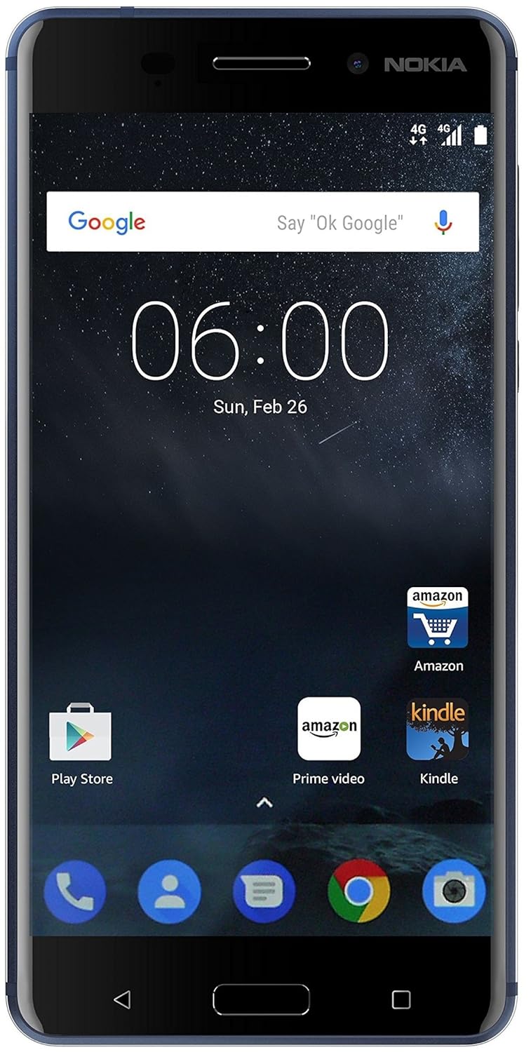 Nokia 6 Tempered Blue 32GB Amazonin Electronics