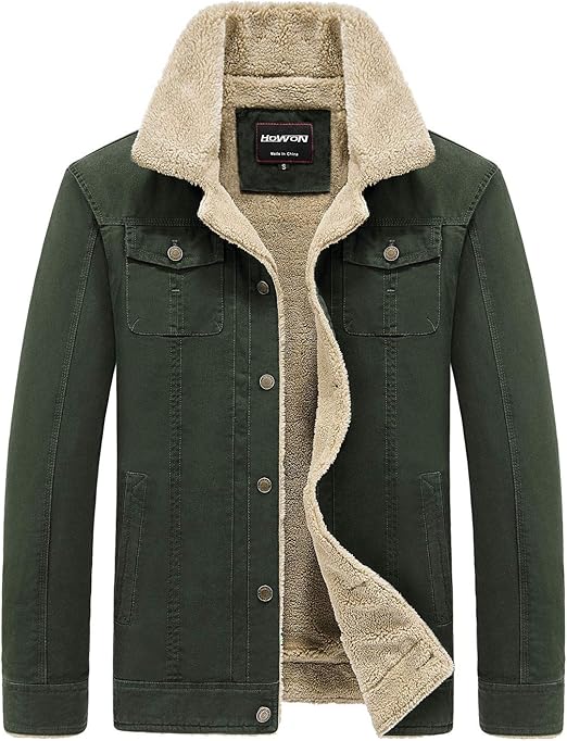 buttoned casual quilted coat