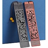 Wood Hummingbird Bookmark Gifts,Aesthetic Bookmarks Book Marks for Reading Women, Gifts for Bird Lovers (Hollow Hummingbird)