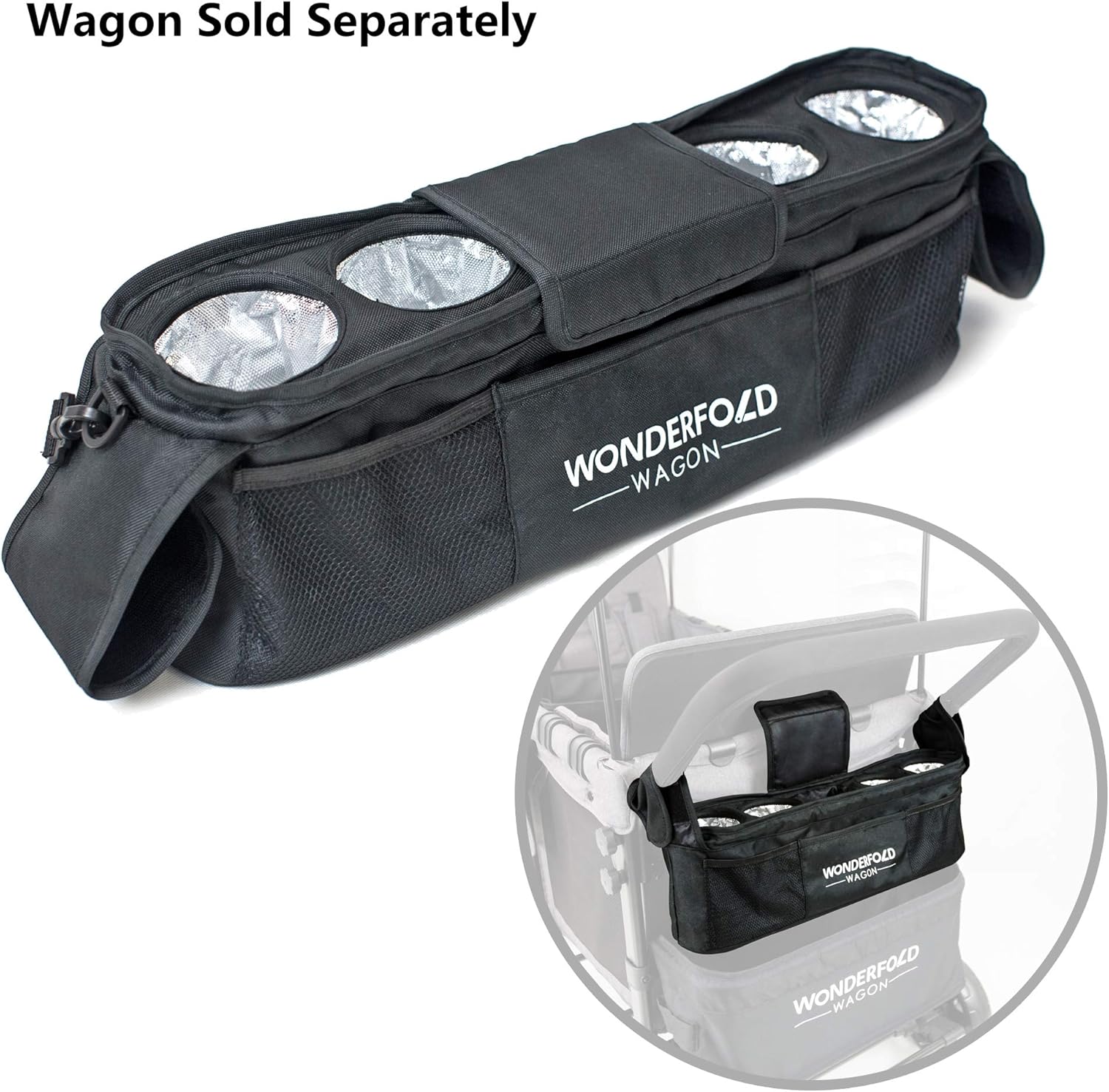 WonderFold Universal Parent Console with 4 Insulated Cup Holders: Home Improvement