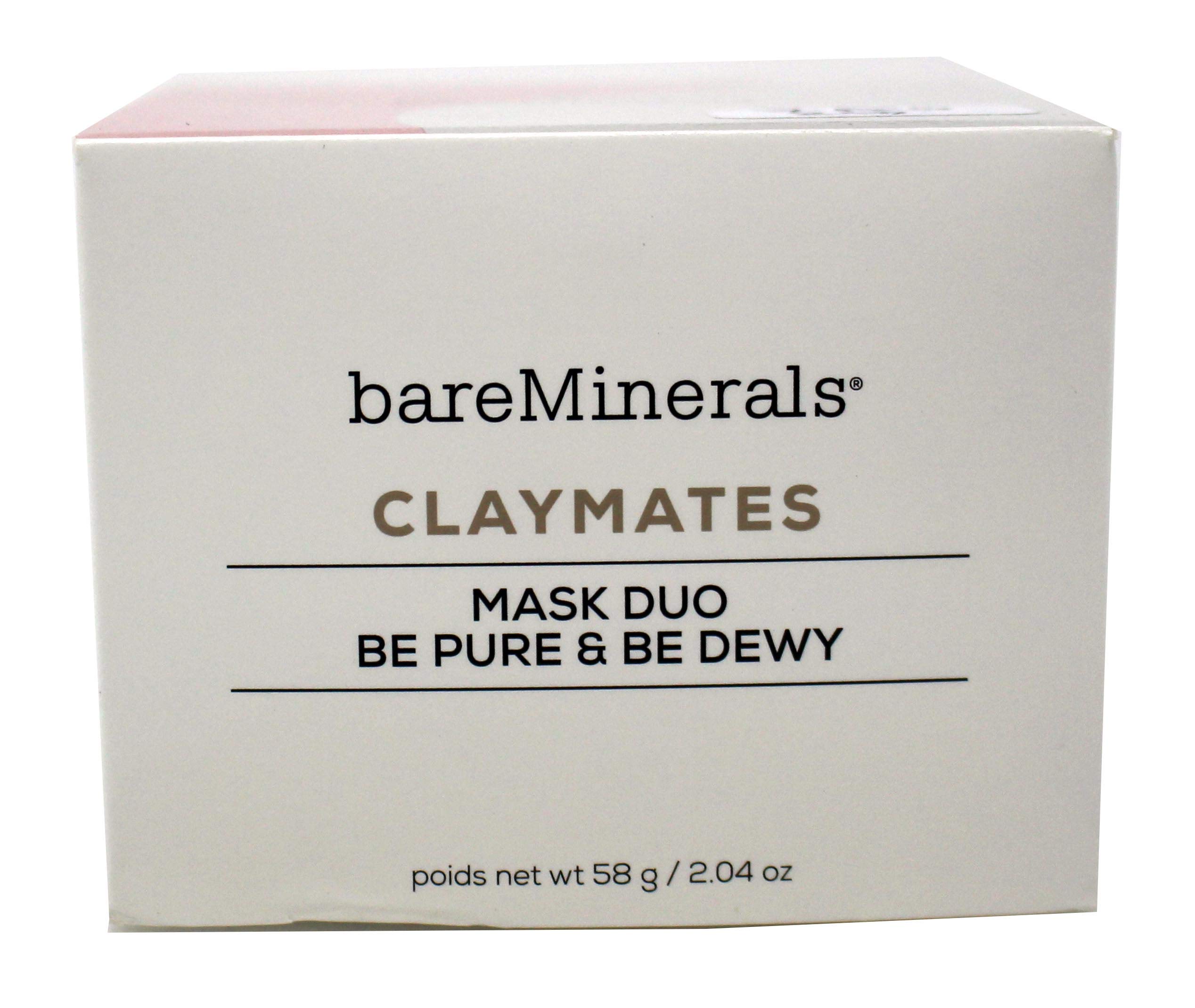 CLAYMATES MASK DUO - BE PURE & BE DEWY, 58g