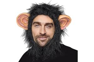 CreepyParty Half Face Monkey Fance Dressing Up Animal Head mask Anime Costume