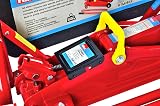 Hilka 82930240 2 Ton Trolley Jack Kit Red BMC Lifting Range 130-345mm view 6