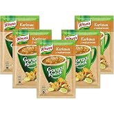 Knorr Hot Cup Chanterelle Soup with Noodles Instant Soup Goracy Kubek, 14g (Pack of 5)