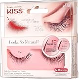 KISS Looks So Natural False Eyelashes Style Shy Lightweight Tapered End view 9