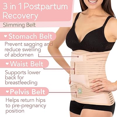 Buy 3 In 1 Postpartum Belly Support Recovery Wrap Belly Band For Postnatal Pregnancy Maternity Girdles For Women Body Shaper Tummy Bandit Waist Shapewear Belt Classic Ivory X Large Online In Indonesia B07ry8wj8q