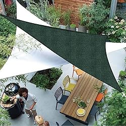 SunnyRoyal 8'x9'x12' Heavy Duty Sun Shade Sail