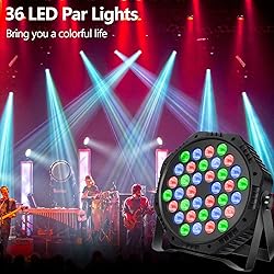 36 LED Par Lights, RGB Par Can Light Stage