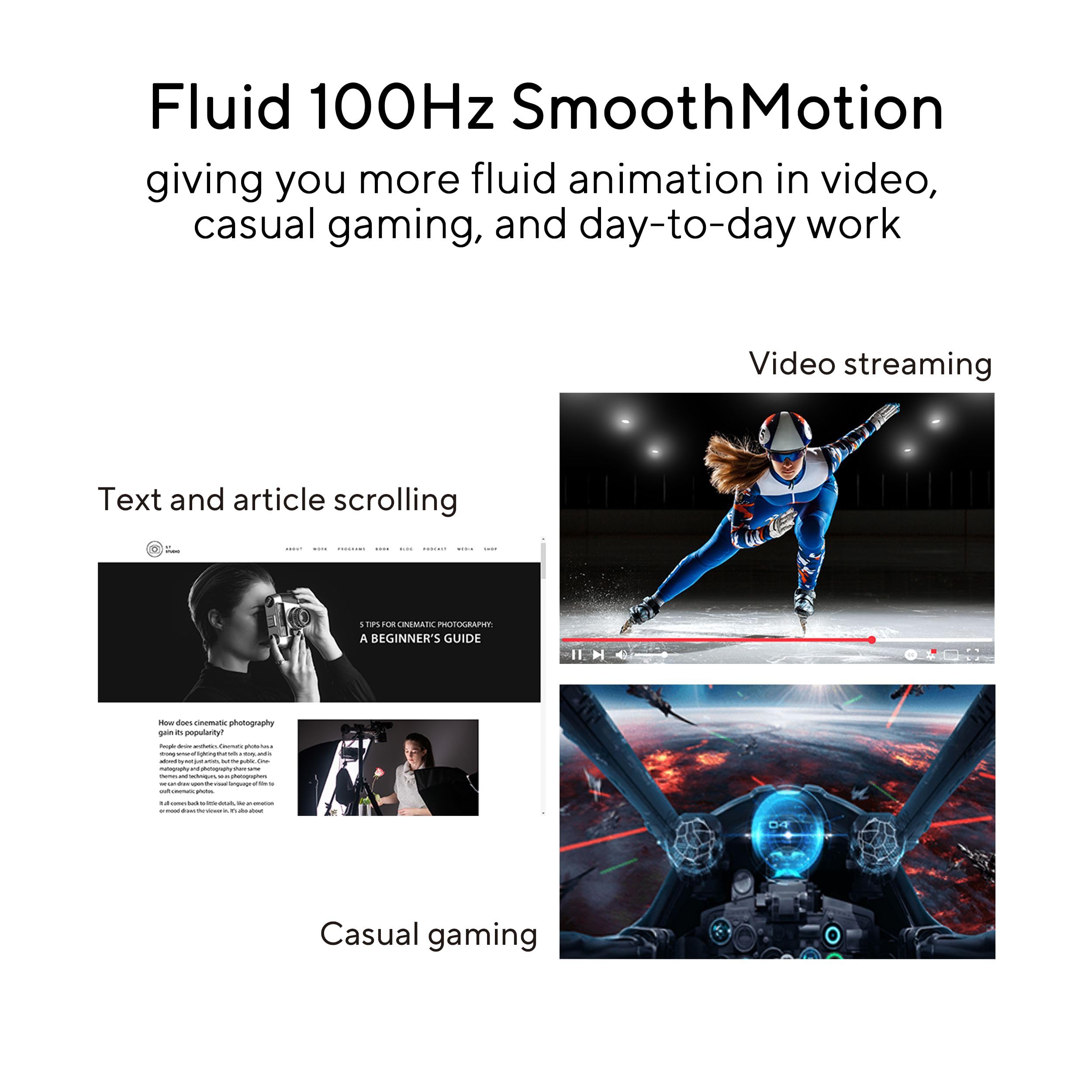 ASUS VP229Q 21.5” Monitor, 1080P Full HD, 75Hz, IPS, FreeSync/Adaptive-Sync, Eye Care, HDMI DisplayPort VGA, Frameless, VESA Wall Mountable BLACK