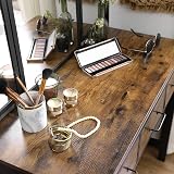VASAGLE Dressing Table and Stool Set with Triple Fold Mirror RVT02BX view 8