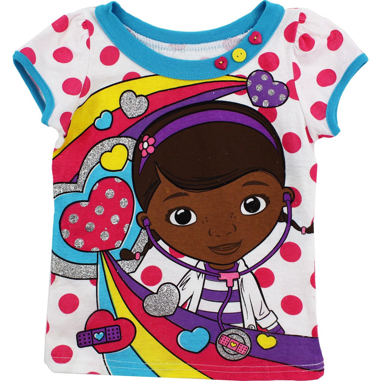 Buy Disney Doc McStuffins Girls White TShirt 7J9893 (5) at Amazon.in