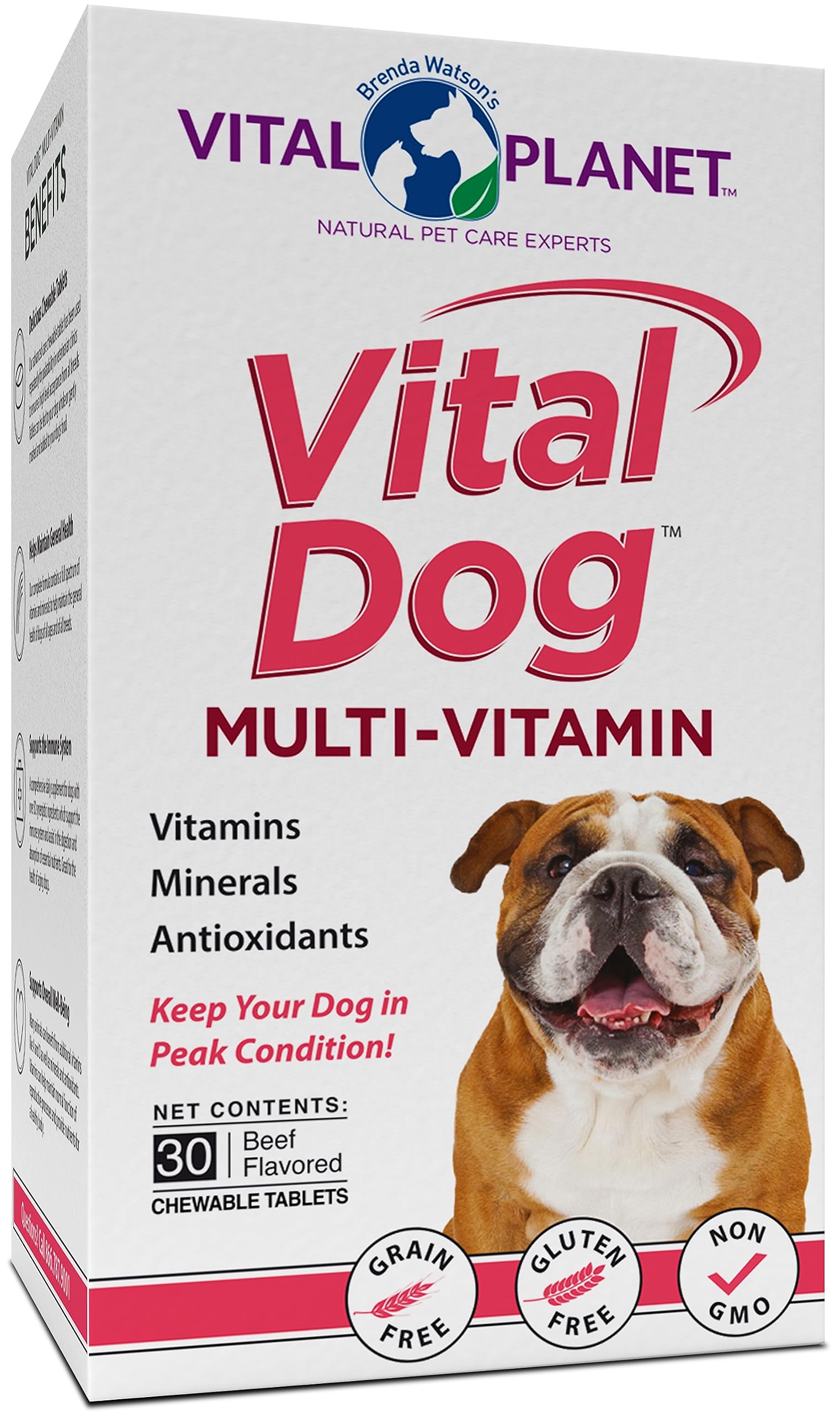 Curated visual reference: Picture Idea: Mua Vital Planet Vital Dog Multi Vitamin Chewable Tablet Supplement