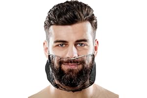 ABC PACK & SUPPLY ABC Black Disposable Beard Nets for Men Food Service, 18 Inch. Pack of 1000 Nylon Disposable Beard Covers Nets for Cooking. Kitchen Beard Guard for Restaurant. Beard Cover Protector