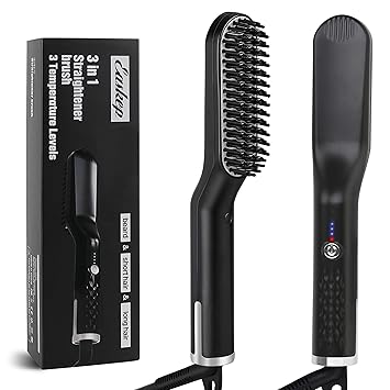Amazon Com Beard Straightener Easkep 3 In 1 Best Ceramic Beard