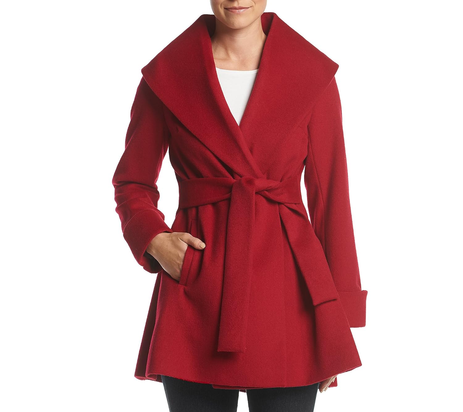 trina turk wrap coat